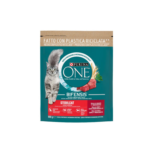 PURINA One Sterilcat Βοδινό με Σιτάρι