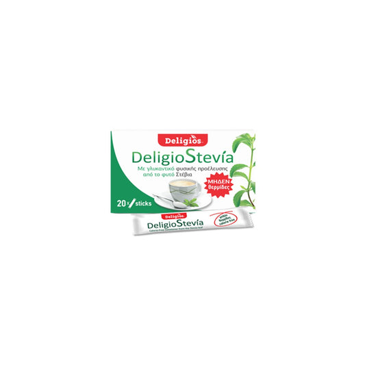 DELIGIOS Stevia Σκόνη Sticks
