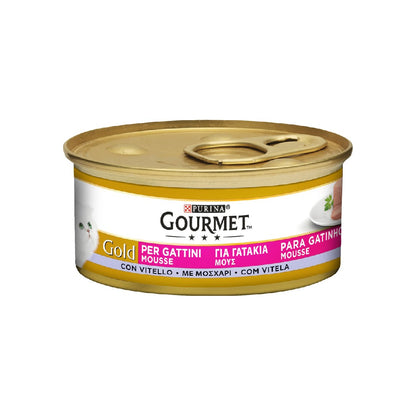 GOURMET Gold Μους Μοσχάρι Για Γατάκια