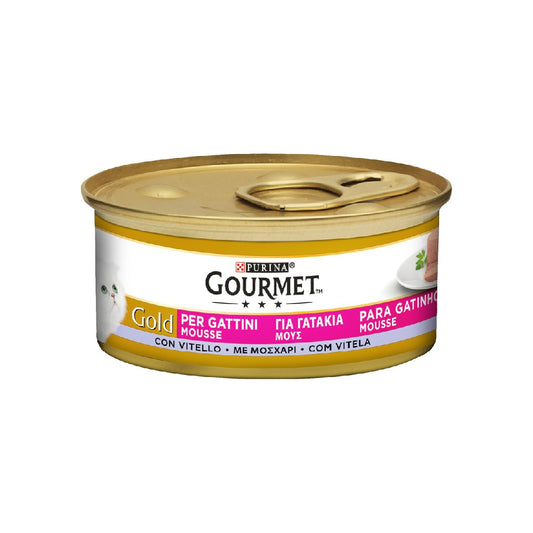 GOURMET Gold Μους Μοσχάρι Για Γατάκια